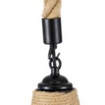 GLOBOSTAR® KUBRIC 01605 Boho Κρεμαστό Φωτιστικό Οροφής με Ντουί 1 x E27 AC 220-240V IP20 - Μπεζ - Μ30 x Π30 x Y40cm - Image 9