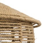 GLOBOSTAR® SPIRIT 01607 Boho Κρεμαστό Φωτιστικό Οροφής με Ντουί 1 x E27 AC 220-240V IP20 - Μπεζ - Μ35 x Π35 x Y30cm - Image 8