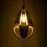 GLOBOSTAR® POLIA 01608 Boho Κρεμαστό Φωτιστικό Οροφής με Ντουί 1 x E27 AC 220-240V IP20 - Μπεζ - Μ30 x Π30 x Y42cm - Image 3