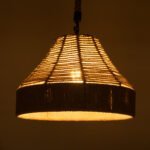 GLOBOSTAR® DOGMA 01609 Boho Κρεμαστό Φωτιστικό Οροφής με Ντουί 1 x E27 AC 220-240V IP20 - Μπεζ - Μ38 x Π38 x Υ28cm - Image 3