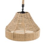 GLOBOSTAR® DOGMA 01609 Boho Κρεμαστό Φωτιστικό Οροφής με Ντουί 1 x E27 AC 220-240V IP20 - Μπεζ - Μ38 x Π38 x Υ28cm - Image 7