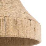 GLOBOSTAR® DOGMA 01609 Boho Κρεμαστό Φωτιστικό Οροφής με Ντουί 1 x E27 AC 220-240V IP20 - Μπεζ - Μ38 x Π38 x Υ28cm - Image 8