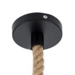 GLOBOSTAR® DOGMA 01609 Boho Κρεμαστό Φωτιστικό Οροφής με Ντουί 1 x E27 AC 220-240V IP20 - Μπεζ - Μ38 x Π38 x Υ28cm - Image 10