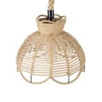 GLOBOSTAR® VENIER 01610 Boho Κρεμαστό Φωτιστικό Οροφής με Ντουί 1 x E27 AC 220-240V IP20 - Μπεζ - Μ35 x Π35 x Y26cm - Image 7