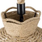 GLOBOSTAR® VENIER 01610 Boho Κρεμαστό Φωτιστικό Οροφής με Ντουί 1 x E27 AC 220-240V IP20 - Μπεζ - Μ35 x Π35 x Y26cm - Image 9