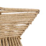 GLOBOSTAR® ROUGE 01611 Boho Κρεμαστό Φωτιστικό Οροφής με Ντουί 1 x E27 AC 220-240V IP20 - Μπεζ - Μ21 x Π21 x Y27cm - Image 8