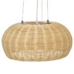 GLOBOSTAR® DE LA MER 01624 Boho Κρεμαστό Φωτιστικό Οροφής με Ντουί 3 x E27 AC 220-240V IP20 - Μπεζ - Μ45 x Π45 x Υ24cm - Image 5