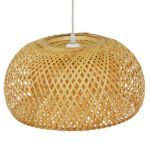 GLOBOSTAR® SAN TROPEZ 01626 Boho Κρεμαστό Φωτιστικό Οροφής με Ντουί 1 x E27 AC 220-240V IP20 - Μπεζ - Μ38 x Π38 x Υ22cm - Image 5