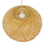 GLOBOSTAR® SAN TROPEZ 01626 Boho Κρεμαστό Φωτιστικό Οροφής με Ντουί 1 x E27 AC 220-240V IP20 - Μπεζ - Μ38 x Π38 x Υ22cm - Image 7