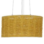 GLOBOSTAR® INCASS 01630 Vintage Κρεμαστό Φωτιστικό Οροφής με Ντουί 3 x E27 AC 220-240V IP20 - Μπεζ - Μ40 x Π40 x Υ22cm - Image 4