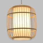 GLOBOSTAR® HIBISCUS 01633 Boho Κρεμαστό Φωτιστικό Οροφής με Ντουί 1 x E27 AC 220-240V IP20 - Μπεζ - Μ26 x Π26 x Y32cm - Image 2