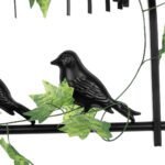 GLOBOSTAR® NEST 01640 Vintage Κρεμαστό Φωτιστικό Οροφής με Ντουί 1 x E27 AC 220-240V IP20 - Μαύρο & Πράσινο - Μ48 x Π38 x Υ40cm - Image 13