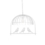 GLOBOSTAR® NEST 01641 Vintage Κρεμαστό Φωτιστικό Οροφής με Ντουί 1 x E27 AC 220-240V IP20 - Λευκό & Πράσινο - Μ48 x Π38 x Y40cm - Image 11