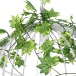 GLOBOSTAR® NEST 01641 Vintage Κρεμαστό Φωτιστικό Οροφής με Ντουί 1 x E27 AC 220-240V IP20 - Λευκό & Πράσινο - Μ48 x Π38 x Y40cm - Image 12