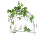 GLOBOSTAR® NEST 01641 Vintage Κρεμαστό Φωτιστικό Οροφής με Ντουί 1 x E27 AC 220-240V IP20 - Λευκό & Πράσινο - Μ48 x Π38 x Y40cm - Image 8