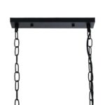 GLOBOSTAR® NEST 01643 Vintage Κρεμαστό Φωτιστικό Οροφής με Ντουί 2 x E27 AC 220-240V IP20 - Μαύρο & Πράσινο - Μ76 x Π36 x Y37cm - Image 11