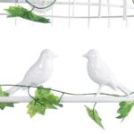 GLOBOSTAR® NEST 01644 Vintage Κρεμαστό Φωτιστικό Οροφής με Ντουί 2 x E27 AC 220-240V IP20 - Λευκό & Πράσινο - Μ73.6 x Π37.5 x Y38cm - Image 9