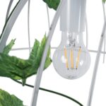 GLOBOSTAR® NEST 01644 Vintage Κρεμαστό Φωτιστικό Οροφής με Ντουί 2 x E27 AC 220-240V IP20 - Λευκό & Πράσινο - Μ73.6 x Π37.5 x Y38cm - Image 10