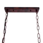 GLOBOSTAR® NEST 01645 Vintage Κρεμαστό Φωτιστικό Οροφής με Ντουί 2 x E27 AC 220-240V IP20 - Χάλκινο & Πράσινο - Μ76 x Π36 x Y37cm - Image 11