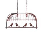 GLOBOSTAR® NEST 01645 Vintage Κρεμαστό Φωτιστικό Οροφής με Ντουί 2 x E27 AC 220-240V IP20 - Χάλκινο & Πράσινο - Μ76 x Π36 x Y37cm - Image 12