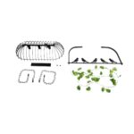 GLOBOSTAR® NEST 01646 Vintage Κρεμαστό Φωτιστικό Οροφής με Ντουί 3 x E27 AC 220-240V IP20 - Μαύρο & Πράσινο - Μ86 x Π38 x Y37cm - Image 12