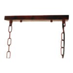 GLOBOSTAR® NEST 01648 Vintage Κρεμαστό Φωτιστικό Οροφής με Ντουί 3 x E27 AC 220-240V IP20 - Χάλκινο & Πράσινο - Μ85.5 x Π37.5 x Y38cm - Image 10