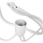 GLOBOSTAR® LITTLE MAN 01651 Μοντέρνο Κρεμαστό Φωτιστικό Οροφής με Ντουί 1 x E27 AC 220-240V IP20 - Λευκό - Μ20 x Π20 x Υ40cm - Image 4