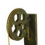 GLOBOSTAR® RYDON 01659 Vintage Φωτιστικό Τοίχου - Απλίκα με Ντουί 1 x E27 AC 220-240V IP20 - Μπρούτζινο Εφέ Σκουριάς - Μ15 x Π24 x Υ70cm - Image 4