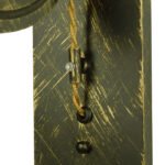 GLOBOSTAR® RYDON 01659 Vintage Φωτιστικό Τοίχου - Απλίκα με Ντουί 1 x E27 AC 220-240V IP20 - Μπρούτζινο Εφέ Σκουριάς - Μ15 x Π24 x Υ70cm - Image 5