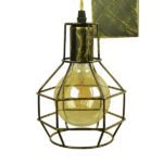 GLOBOSTAR® RYDON 01659 Vintage Φωτιστικό Τοίχου - Απλίκα με Ντουί 1 x E27 AC 220-240V IP20 - Μπρούτζινο Εφέ Σκουριάς - Μ15 x Π24 x Υ70cm - Image 6