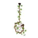 GLOBOSTAR® BRADLEY 01660 Vintage Κρεμαστό Φωτιστικό Οροφής με Ντουί 1 x E27 AC 220-240V IP20 - Πολύχρωμο - Μ33 x Π33 x Y33cm - Image 7