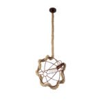 GLOBOSTAR® BRADLEY 01660 Vintage Κρεμαστό Φωτιστικό Οροφής με Ντουί 1 x E27 AC 220-240V IP20 - Πολύχρωμο - Μ33 x Π33 x Y33cm - Image 8