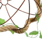 GLOBOSTAR® BRADLEY 01661 Vintage Κρεμαστό Φωτιστικό Οροφής με Ντουί 1 x E27 AC 220-240V IP20 - Πολύχρωμο - Μ42 x Π42 x Y42cm - Image 11