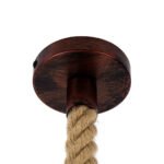 GLOBOSTAR® BRADLEY 01661 Vintage Κρεμαστό Φωτιστικό Οροφής με Ντουί 1 x E27 AC 220-240V IP20 - Πολύχρωμο - Μ42 x Π42 x Y42cm - Image 12