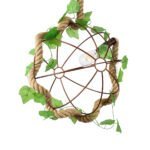 GLOBOSTAR® BRADLEY 01661 Vintage Κρεμαστό Φωτιστικό Οροφής με Ντουί 1 x E27 AC 220-240V IP20 - Πολύχρωμο - Μ42 x Π42 x Y42cm - Image 4