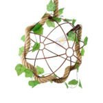 GLOBOSTAR® BRADLEY 01661 Vintage Κρεμαστό Φωτιστικό Οροφής με Ντουί 1 x E27 AC 220-240V IP20 - Πολύχρωμο - Μ42 x Π42 x Y42cm - Image 5