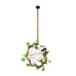 GLOBOSTAR® BRADLEY 01661 Vintage Κρεμαστό Φωτιστικό Οροφής με Ντουί 1 x E27 AC 220-240V IP20 - Πολύχρωμο - Μ42 x Π42 x Y42cm - Image 6