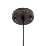 GLOBOSTAR® EARTH 01662 Vintage Κρεμαστό Φωτιστικό Οροφής με Ντουί 1 x E27 AC 220-240V IP20 - Χάλκινο - Μ30 x Π30 x Y30cm - Image 10