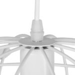 GLOBOSTAR® EARTH 01664 Vintage Κρεμαστό Φωτιστικό Οροφής με Ντουί 1 x E27 AC 220-240V IP20 - Λευκό - Μ40 x Π40 x Y40cm - Image 6