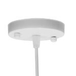 GLOBOSTAR® EARTH 01664 Vintage Κρεμαστό Φωτιστικό Οροφής με Ντουί 1 x E27 AC 220-240V IP20 - Λευκό - Μ40 x Π40 x Y40cm - Image 7