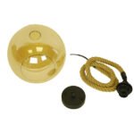 GLOBOSTAR® LENHAM 01668 Μοντέρνο Κρεμαστό Φωτιστικό Οροφής με Ντουί 1 x E27 AC 220-240V IP20 - Μπεζ & Μελί - Μ25 x Π25 x Y25cm - Image 9