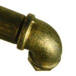 GLOBOSTAR® CANAL 01669 Vintage Κρεμαστό Φωτιστικό Οροφής με Ντουί 5 x E27 AC 220-240V IP20 - Μπρούτζινο - Μ92 x Π5 x Y8cm - Image 6