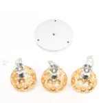 GLOBOSTAR® BOUQUET 01670 Μοντέρνο Κρεμαστό Φωτιστικό Οροφής με Ντουί 3 x E27 AC 220-240V IP20 - Πολύχρωμο - Μ46 x Π46 x Y23cm - Image 10