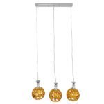 GLOBOSTAR® BOUQUET 01671 Μοντέρνο Κρεμαστό Φωτιστικό Οροφής με Ντουί 3 x E27 AC 220-240V IP20 - Πολύχρωμο - Μ64 x Π18 x Υ24cm - Image 2