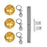 GLOBOSTAR® BOUQUET 01671 Μοντέρνο Κρεμαστό Φωτιστικό Οροφής με Ντουί 3 x E27 AC 220-240V IP20 - Πολύχρωμο - Μ64 x Π18 x Υ24cm - Image 9