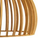 GLOBOSTAR® SCANDINAVIA 01697 Boho Κρεμαστό Φωτιστικό Οροφής με Ντουί 1 x E27 AC 220-240V IP20 - Μπεζ - Μ35 x Π35 x Υ35cm - Image 9