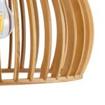 GLOBOSTAR® SCANDINAVIA 01698 Boho Κρεμαστό Φωτιστικό Οροφής με Ντουί 1 x E27 AC 220-240V IP20 - Μπεζ - Μ33 x Π33 x Υ20cm - Image 9