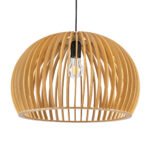 GLOBOSTAR® SCANDINAVIA 01699 Boho Κρεμαστό Φωτιστικό Οροφής με Ντουί 1 x E27 AC 220-240V IP20 - Μπεζ - Μ44 x Π44 x Υ28cm