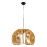 GLOBOSTAR® SCANDINAVIA 01699 Boho Κρεμαστό Φωτιστικό Οροφής με Ντουί 1 x E27 AC 220-240V IP20 - Μπεζ - Μ44 x Π44 x Υ28cm - Image 4