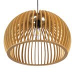 GLOBOSTAR® SCANDINAVIA 01699 Boho Κρεμαστό Φωτιστικό Οροφής με Ντουί 1 x E27 AC 220-240V IP20 - Μπεζ - Μ44 x Π44 x Υ28cm - Image 6